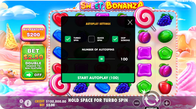 Auto spin di slot online.